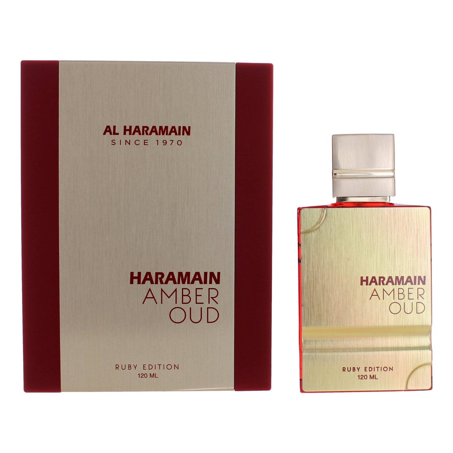 Bottle of Amber Oud Ruby Edition by Al Haramain, 4 oz Eau De Parfum Spray for Unisex