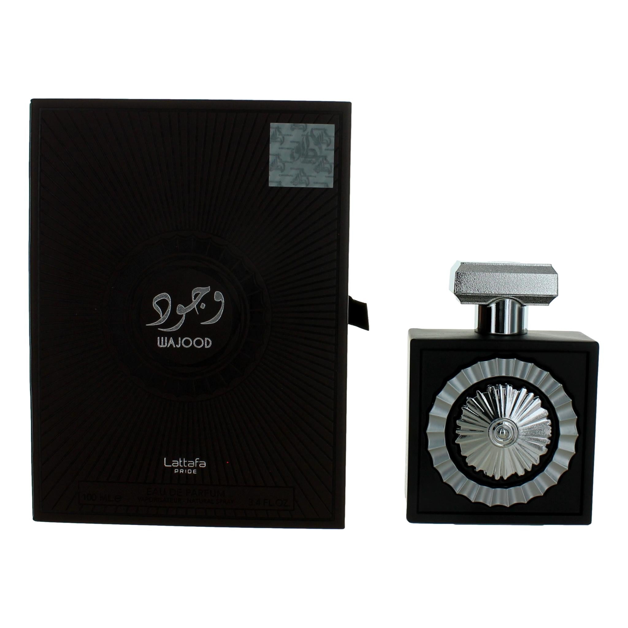 Bottle of Wajood by Lattafa, 3.4 oz Eau De Parfum Spray for Unisex
