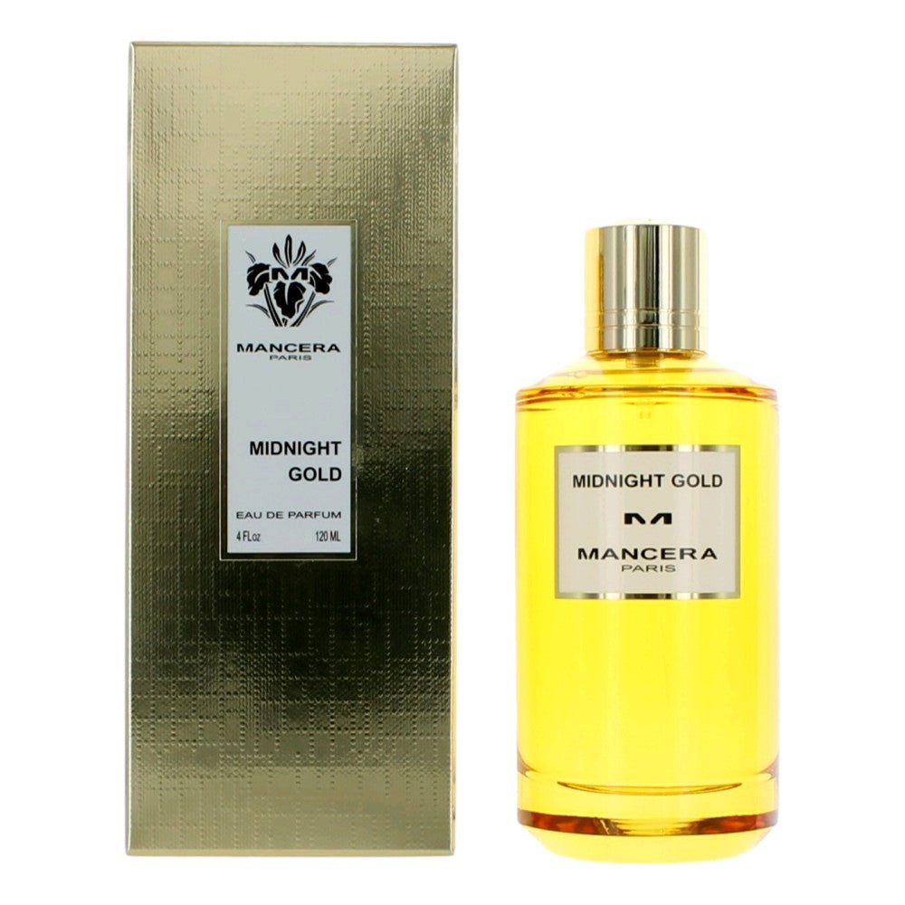 Bottle of Mancera Midnight Gold by Mancera, 4 oz Eau De Parfum Spray for Unisex