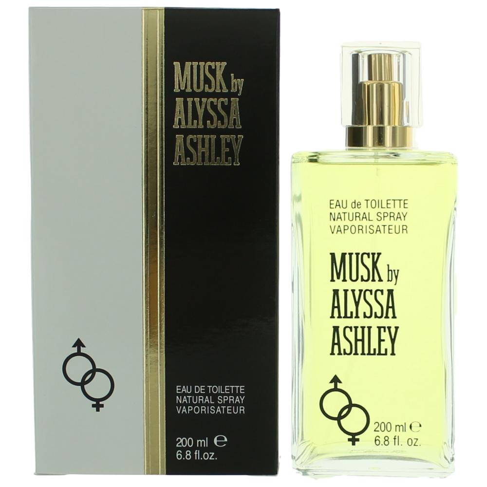 Bottle of Musk by Alyssa Ashley, 6.8 oz Eau De Toilette Spray for Women