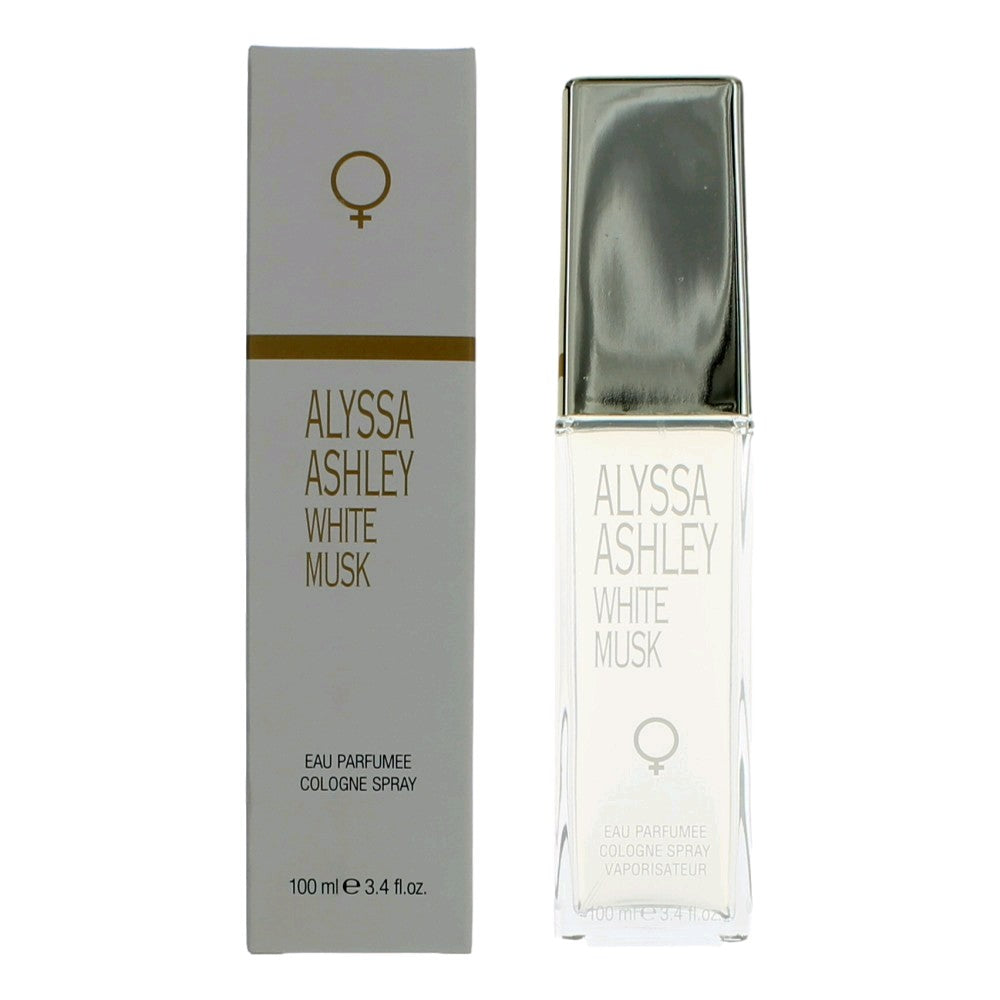 Bottle of White Musk by Alyssa Ashley, 3.4 oz Eau Parfumee Cologne Spray for Women