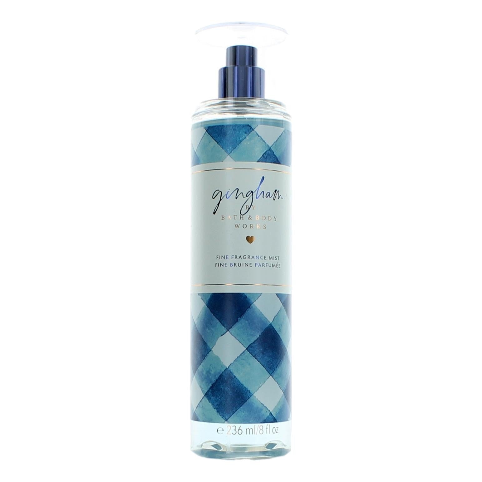 Bottle of Gingham by Bath & Body Works, 8 oz Frangrance Mist for Women