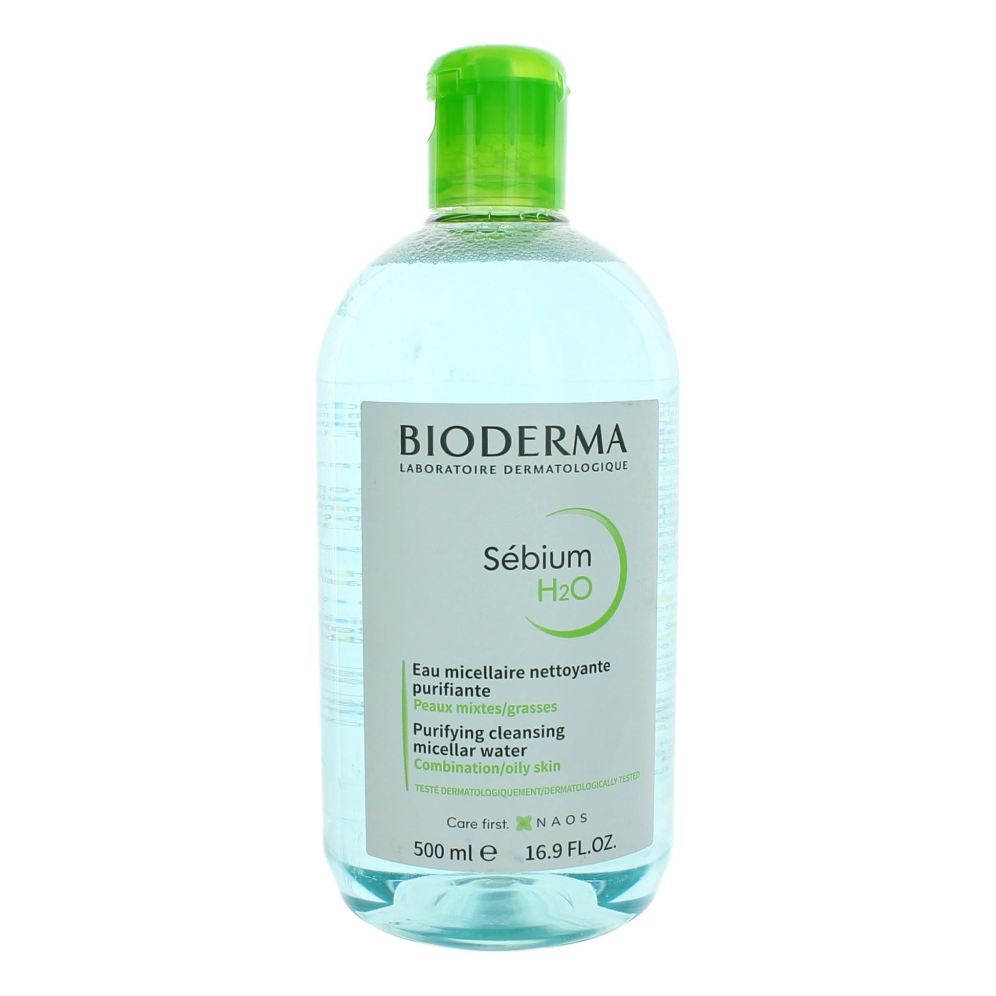 Bottle of Bioderma Sebium H2O by Bioderma, 16.9 oz Purifying Cleansing Micellar Water