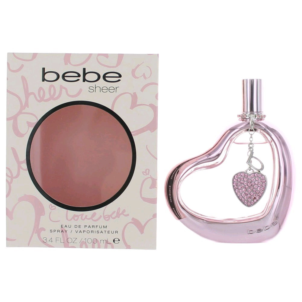 Bottle of bebe Sheer by bebe, 3.4 oz Eau De Parfum Spray for Women