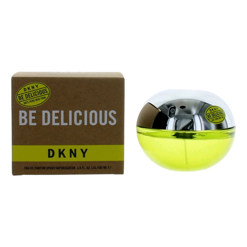 Bottle of Be Delicious DKNY by Donna Karan, 3.4 oz Eau De Parfum Spray for Women
