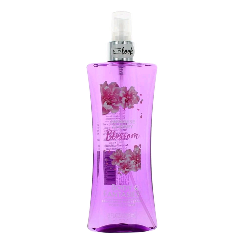 Bottle of Japanese Cherry Blossom by Body Fantasies, 8 oz Fragrance Body Spray for Women