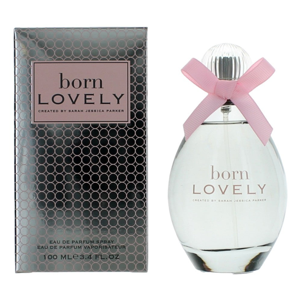 Bottle of Born Lovely by Sarah Jessica Parker, 3.4 oz Eau De Parfum Spray for Women