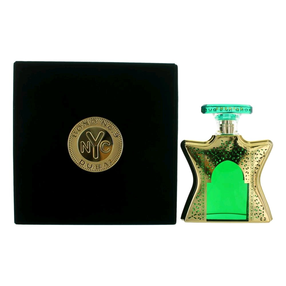Bottle of Bond No. 9 Dubai Emerald by Bond No. 9, 3.3 oz Eau De Parfum Spray for Unisex