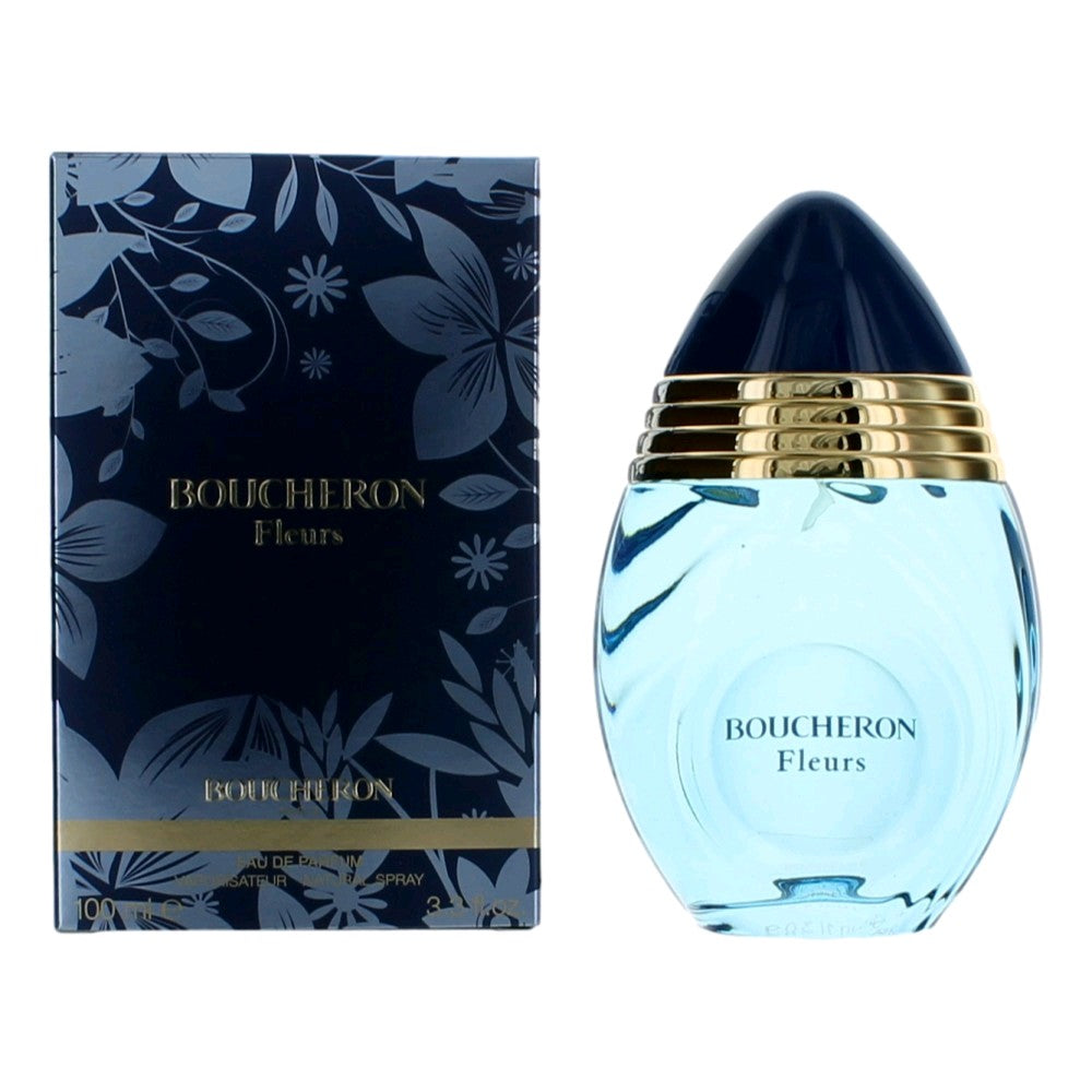 Bottle of Boucheron Fleurs by Boucheron, 3.3 oz Eau De Parfum Spray for Women