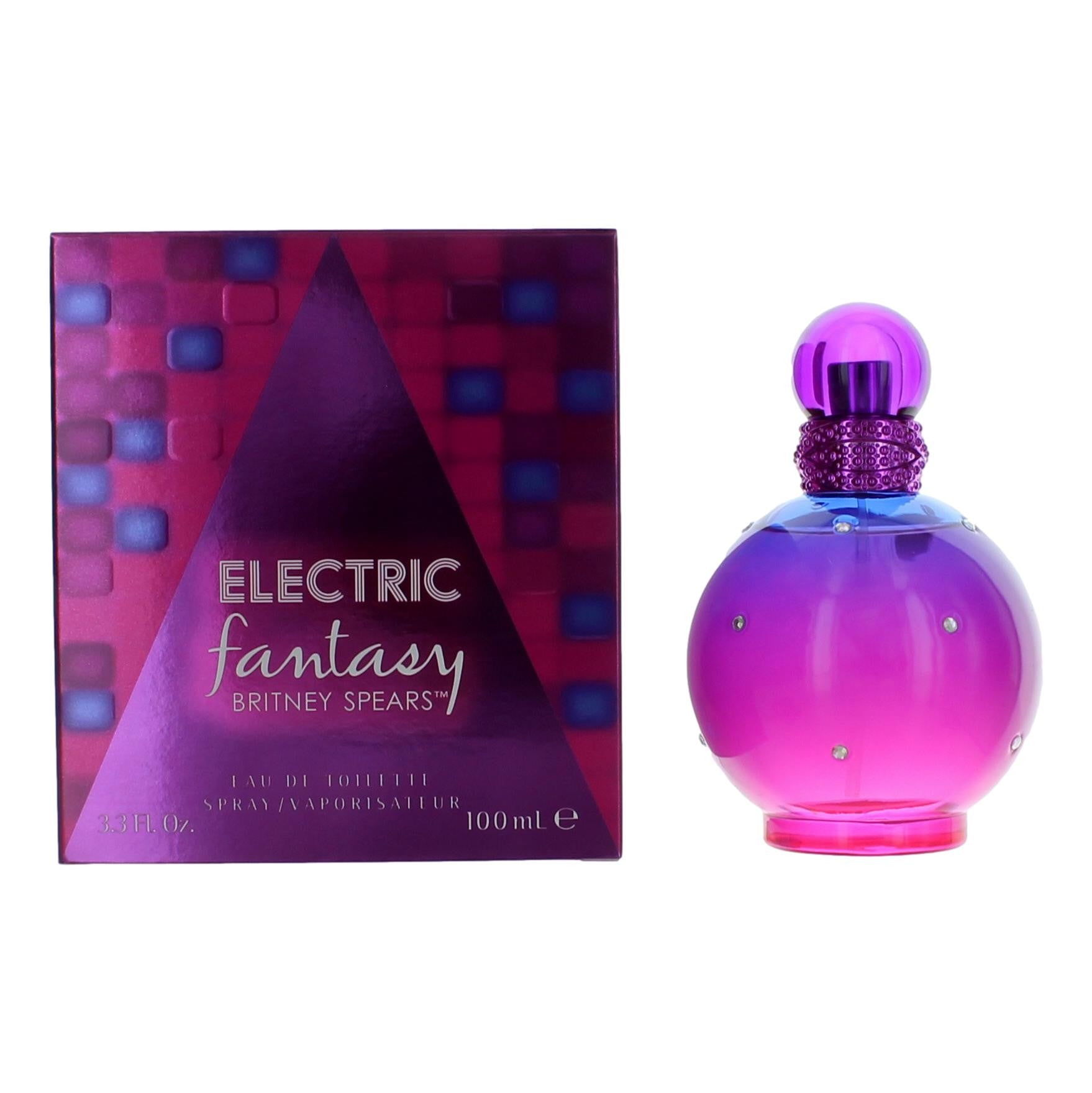Bottle of Electric Fantasy by Britney Spears, 3. oz Eau De Toilette for Women