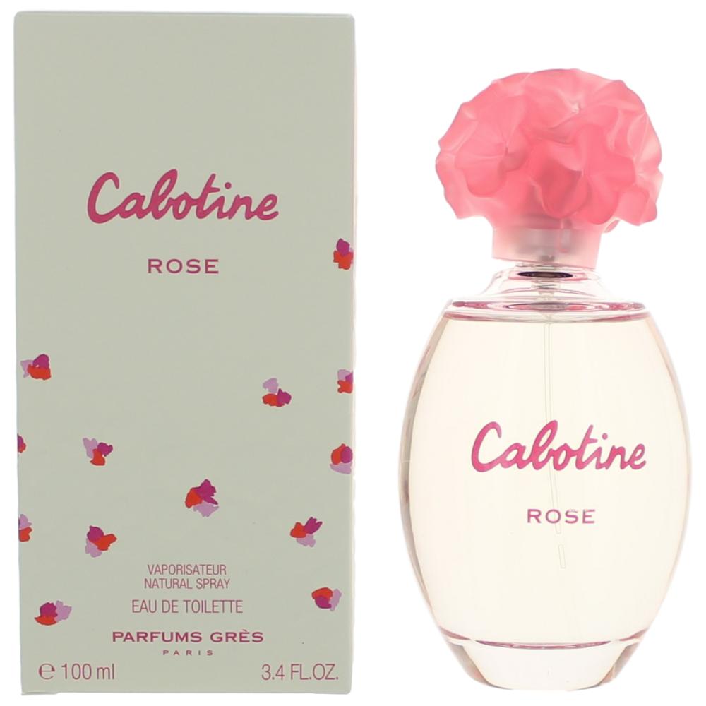 Bottle of Cabotine Rose by Parfums Gres, 3.4 oz Eau De Toilette Spray for Women