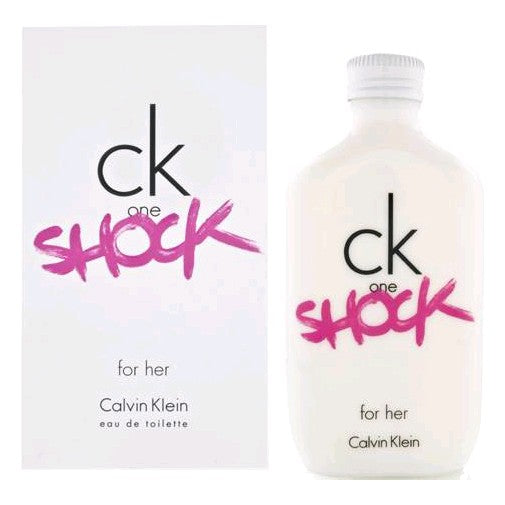 Bottle of CK One Shock by Calvin Klein, 3.4 oz Eau De Toilette Spray for Women