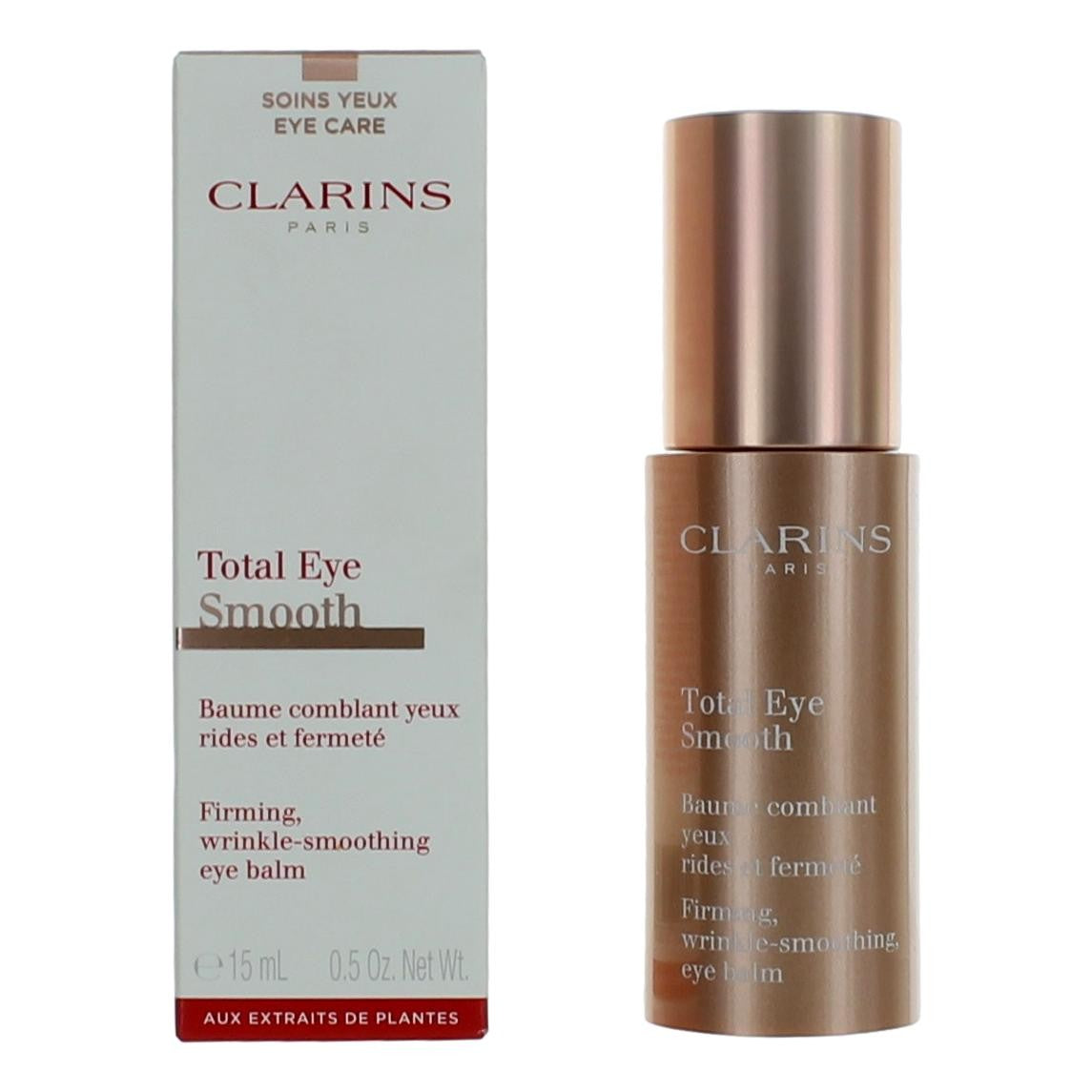 Bottle of Clarins by Clarins, .5 oz Total Eye Smooth Eye Balm