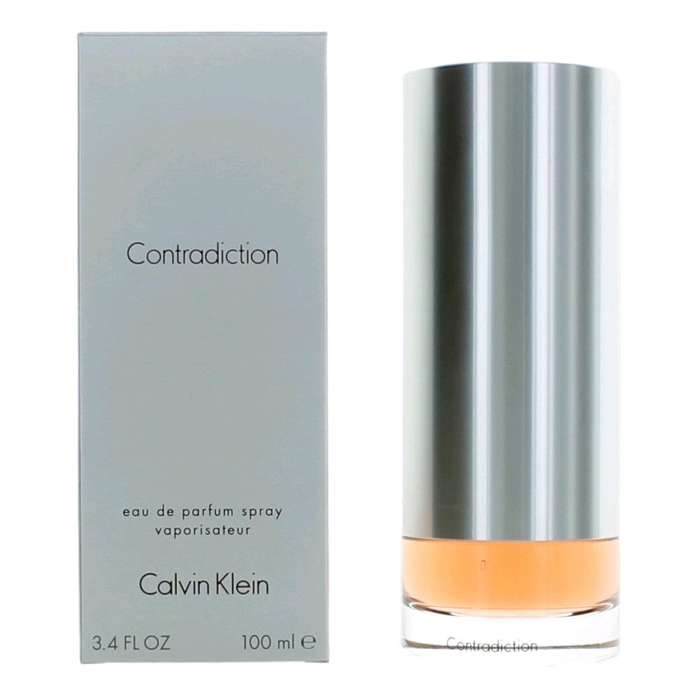 Bottle of Contradiction by Calvin Klein, 3.4 oz Eau De Parfum Spray for Women