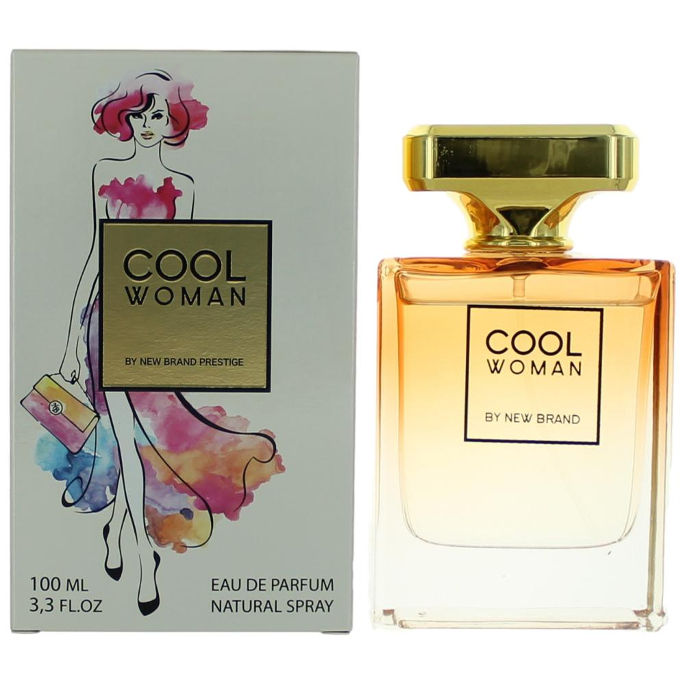 Bottle of Cool Woman by New Brand, 3.3 oz Eau De Parfum Spray for Women