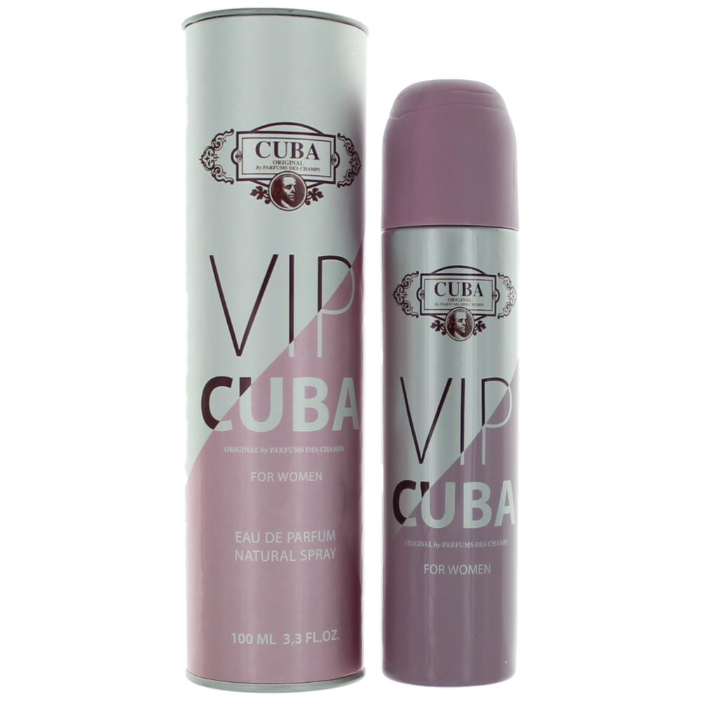 Bottle of Cuba VIP by Cuba, 3.4 oz Eau De Parfum Spray for Women