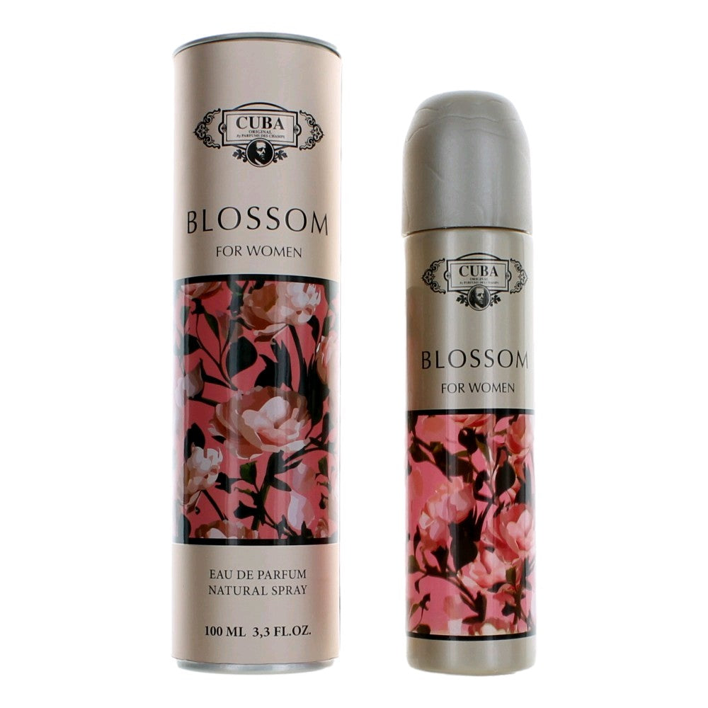 Bottle of Cuba Blossom by Cuba, 3.3 oz Eau De Parfum Spray for Women