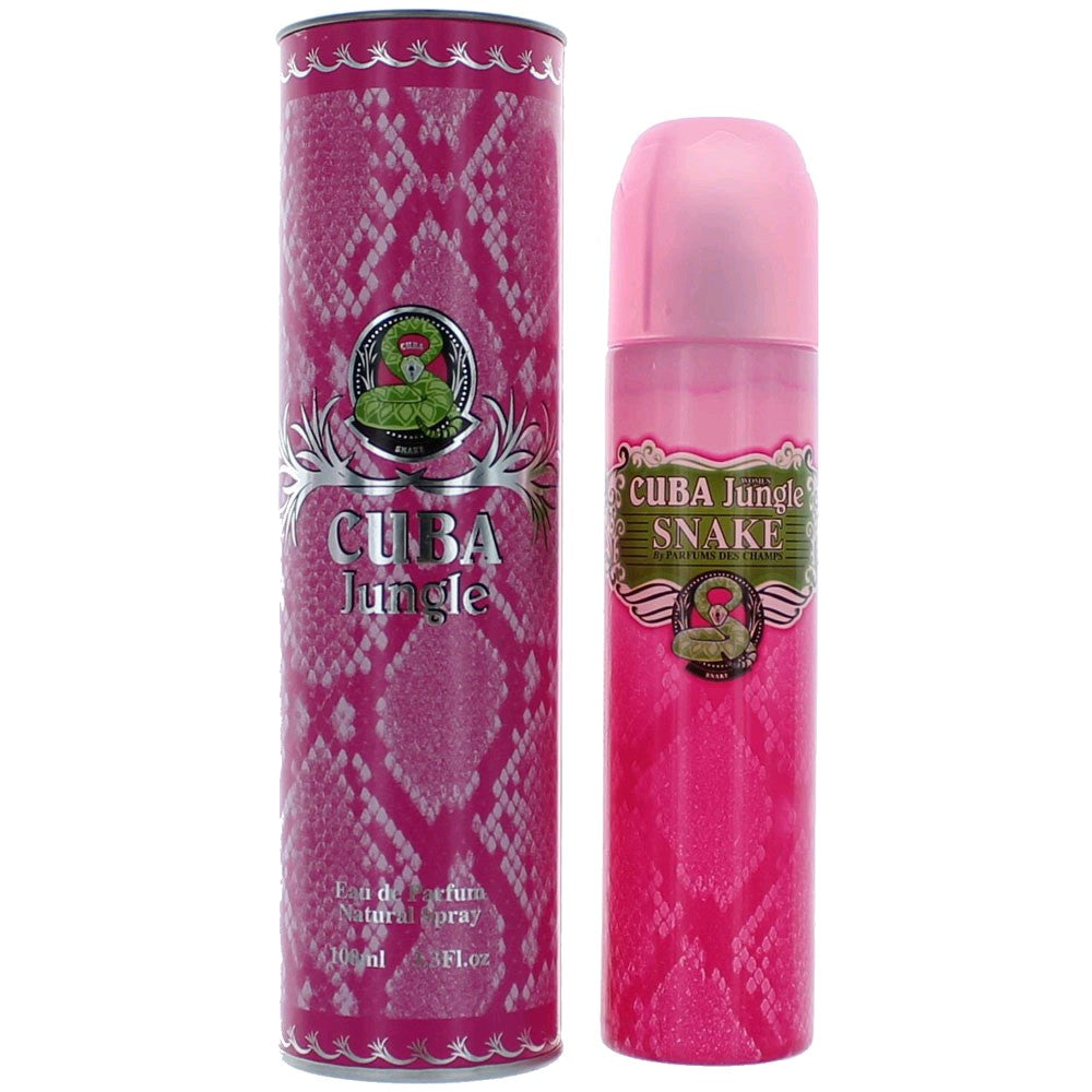 Bottle of Cuba Jungle Snake by Cuba, 3.3 oz Eau De Parfum Spray for Women