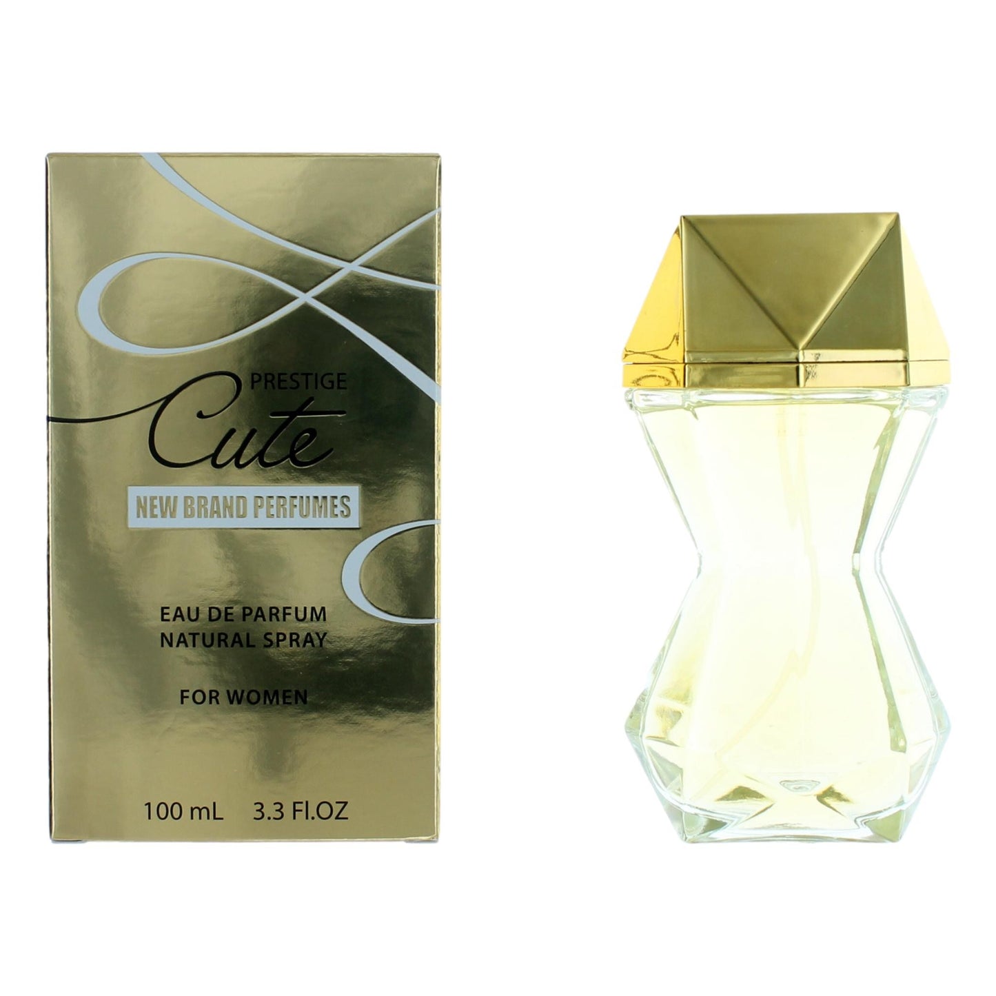 Bottle of Cute by New Brand, 3.3 oz Eau De Parfum Spray for Women