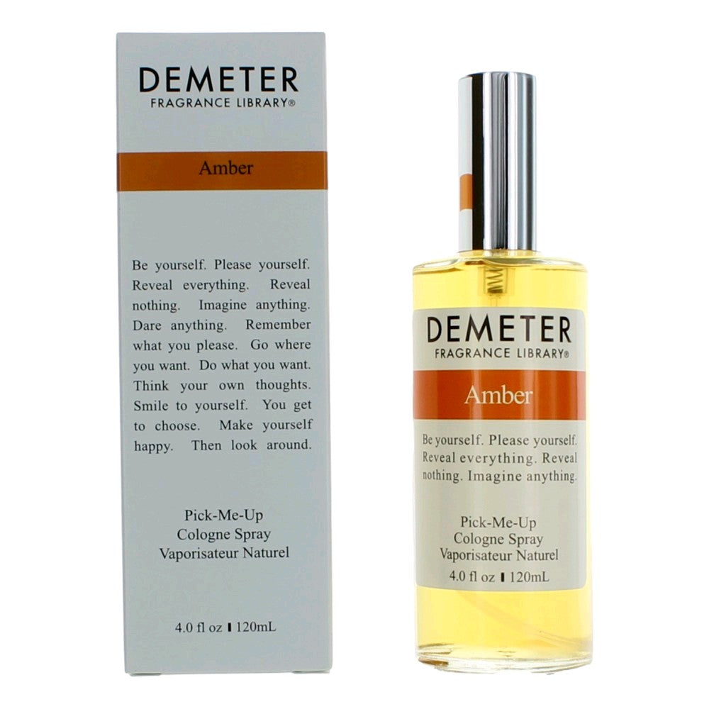 Bottle of Amber by Demeter, 4 oz Cologne Spray for Women