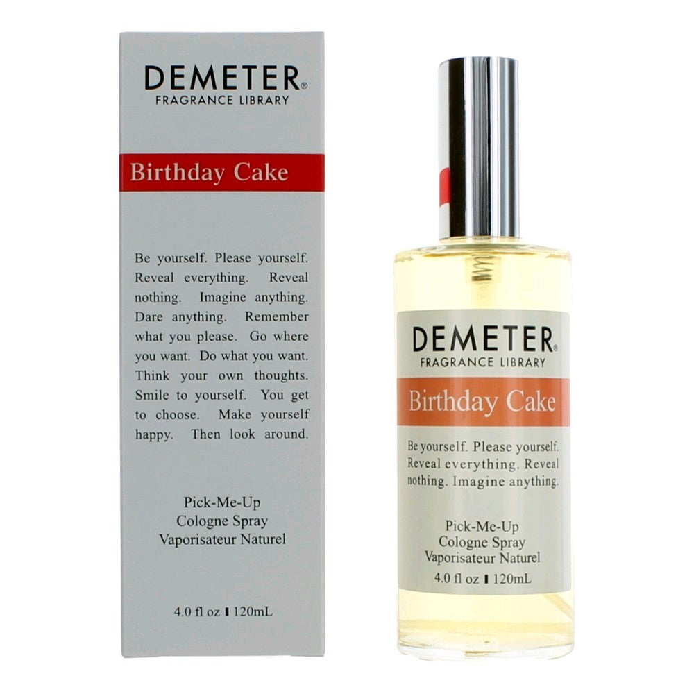 Bottle of Birthday Cake by Demeter, 4 oz Cologne Spray for Women