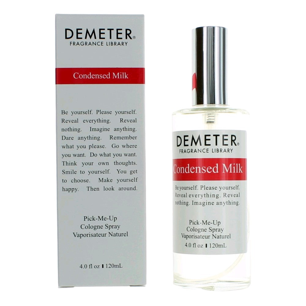 Bottle of Condensed Milk by Demeter, 4 oz Cologne Spray for Unisex