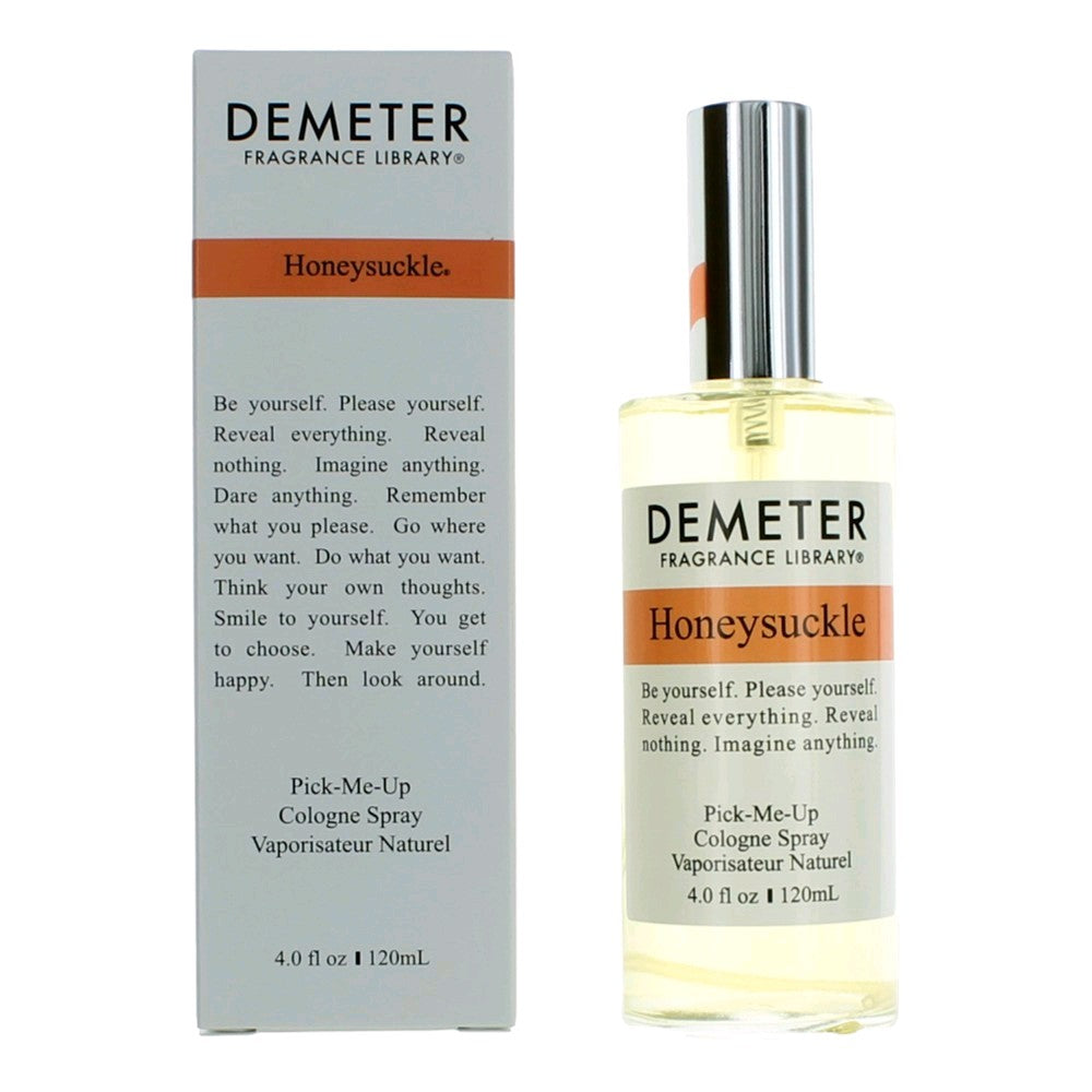 Bottle of Honeysuckle by Demeter, 4 oz Cologne Spray for Women