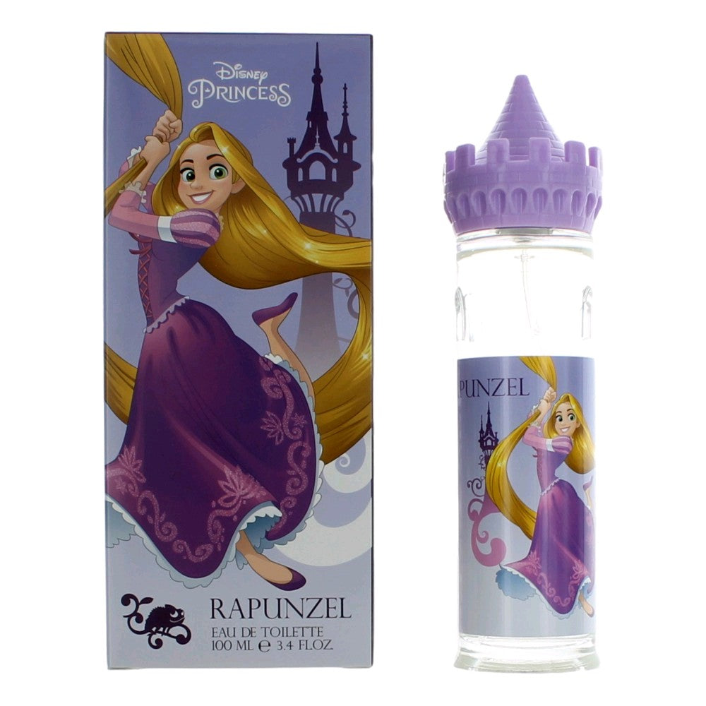 Bottle of Disney Rapunzel Castle by Disney Princess, 3.4 oz Eau De Toilette Spray for Girls