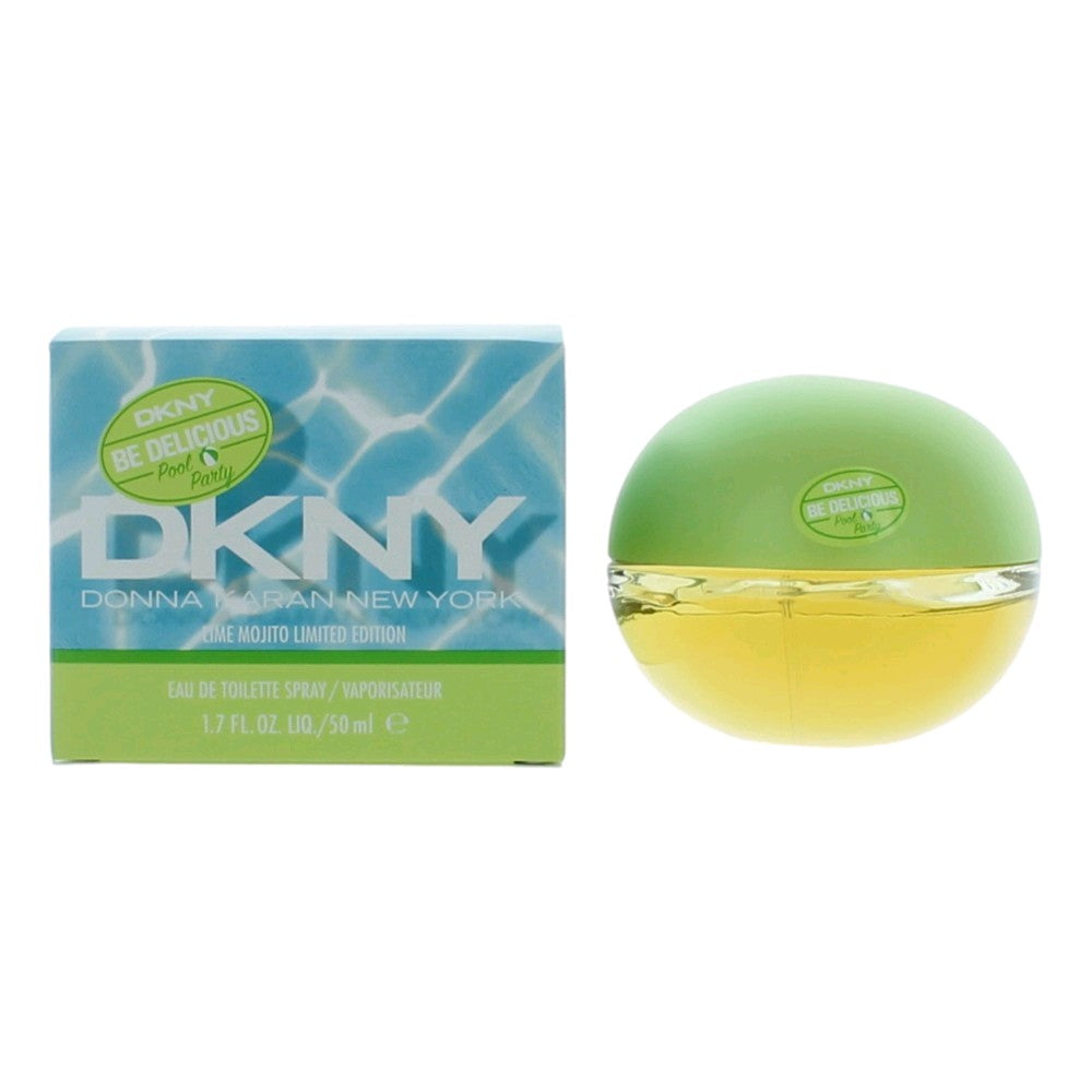 Bottle of Be Delicious Pool Party Lime Mojito DKNY by Donna Karan, 1.7 oz Eau De Toilette Spray for Women