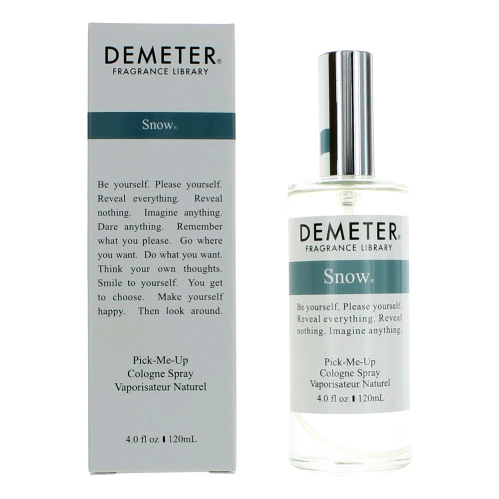 Bottle of Snow by Demeter, 4 oz Cologne Spray for Unisex