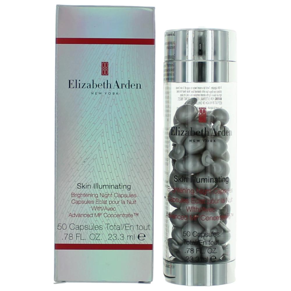 Bottle of Skin Illuminating by Elizabeth Arden, 50 Brightening Night Capsules