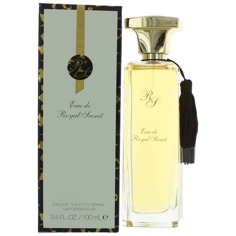 Bottle of Eau De Royal Secret by Five Star Fragrances, 3.4 oz Eau De Toilette Spray for Women
