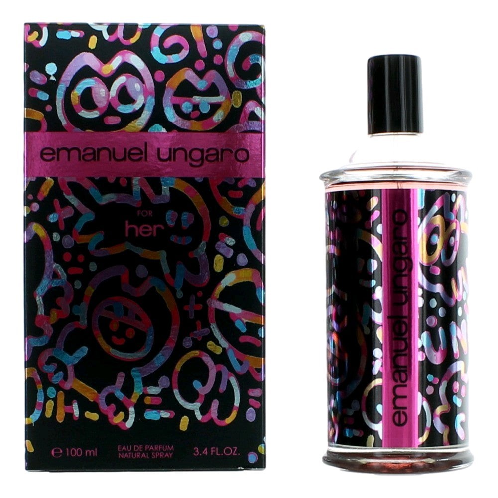 Bottle of Emanuel Ungaro For Her by Emanuel Ungaro, 3.4 oz Eau De Parfum Spray for Women