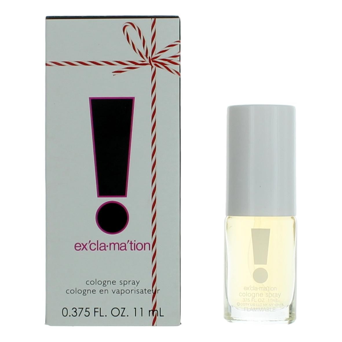 Bottle of Exclamation by Coty, 0.375 oz Cologne Spray for Women