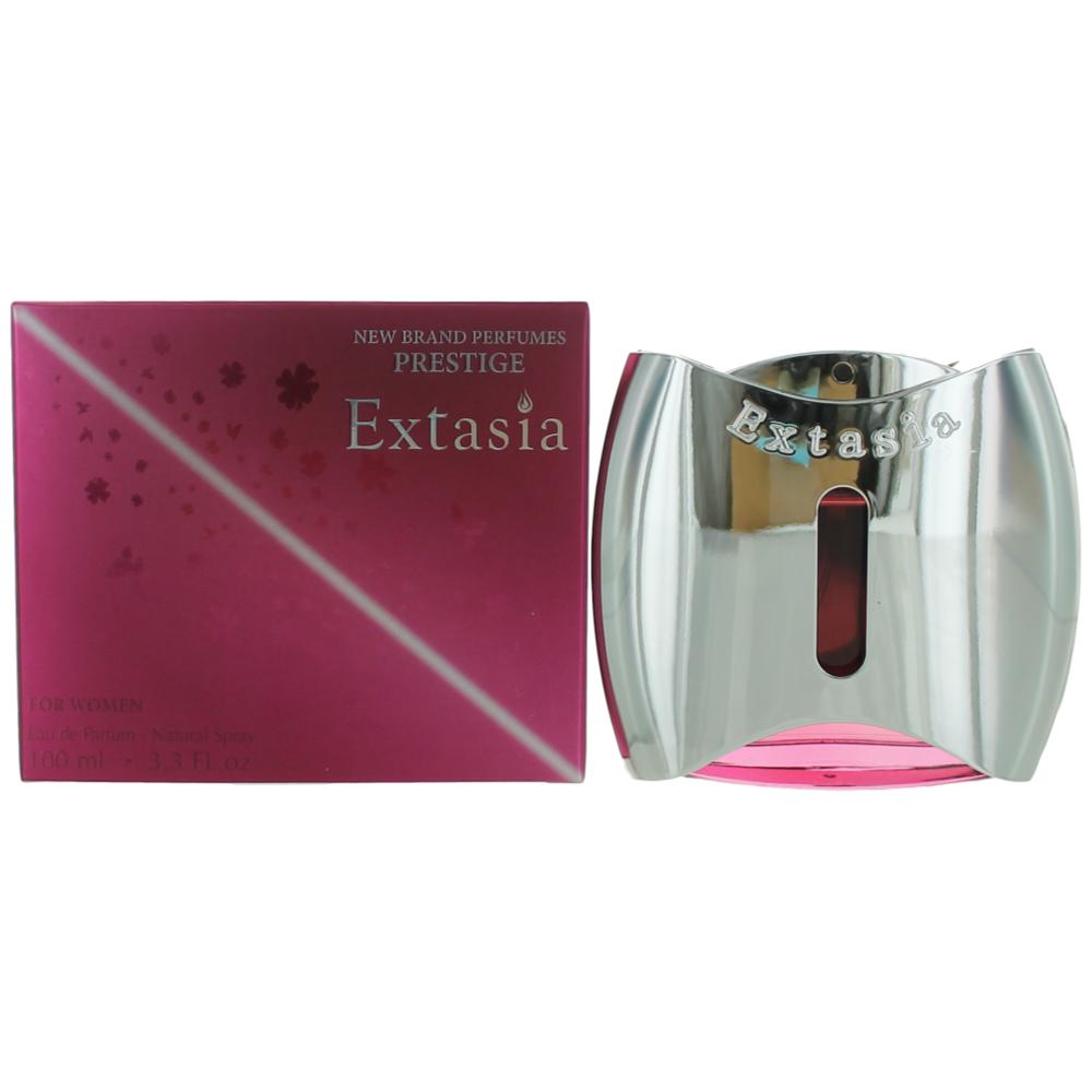 Bottle of Extasia by New Brand, 3.3 oz Eau De Parfum Spray for Women