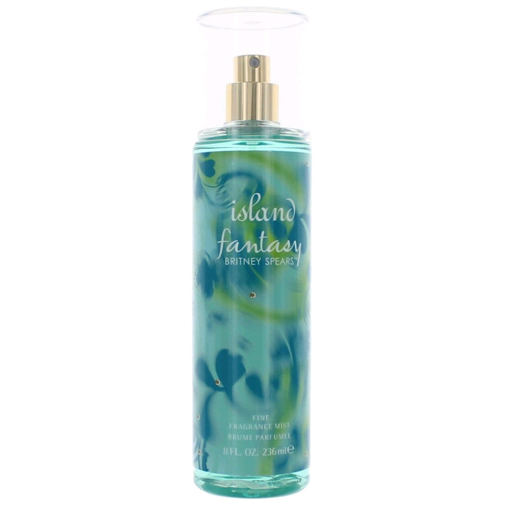 Bottle of Island Fantasy by Britney Spears, 8 oz Fine Fragrance Mist for Women