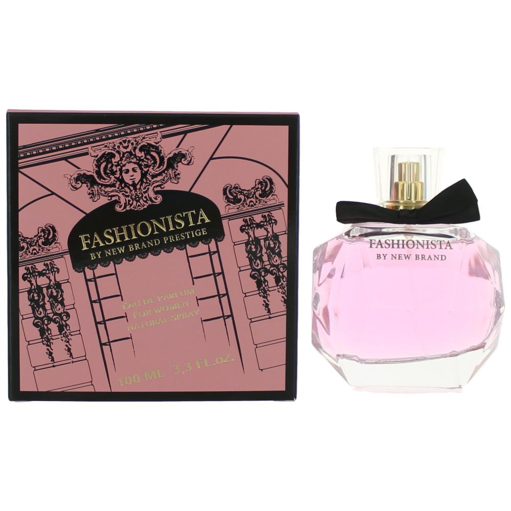 Bottle of Fashionista by New Brand, 3.3 oz Eau De Parfum Spray for Women