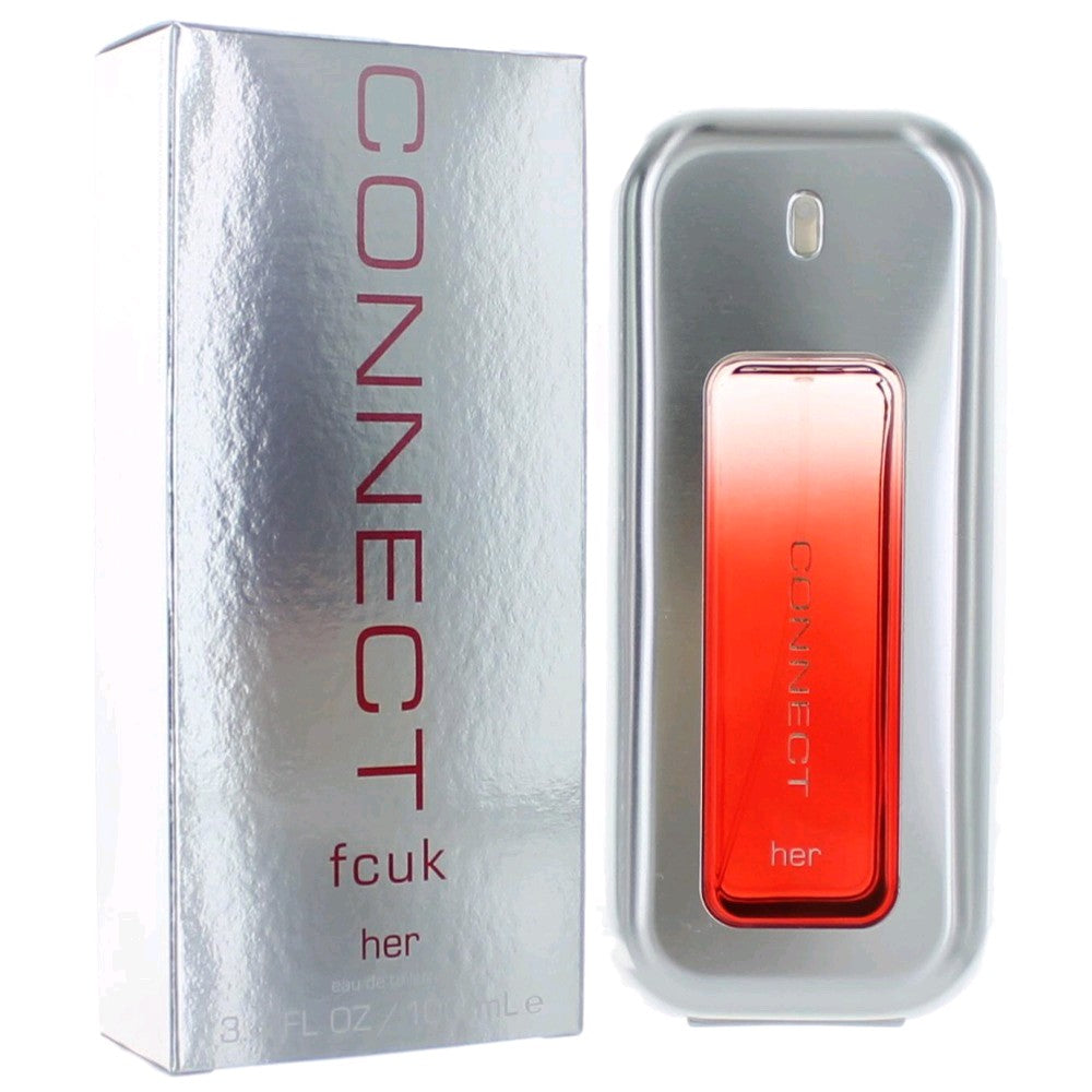 Bottle of FCUK Connect by French Connection, 3.4 oz Eau De Toilette Spray for Women