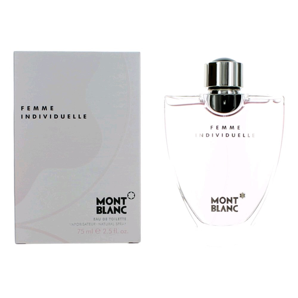 Bottle of Femme Individuelle by Mont Blanc, 2.5 oz Eau De Toilette Spray for Women