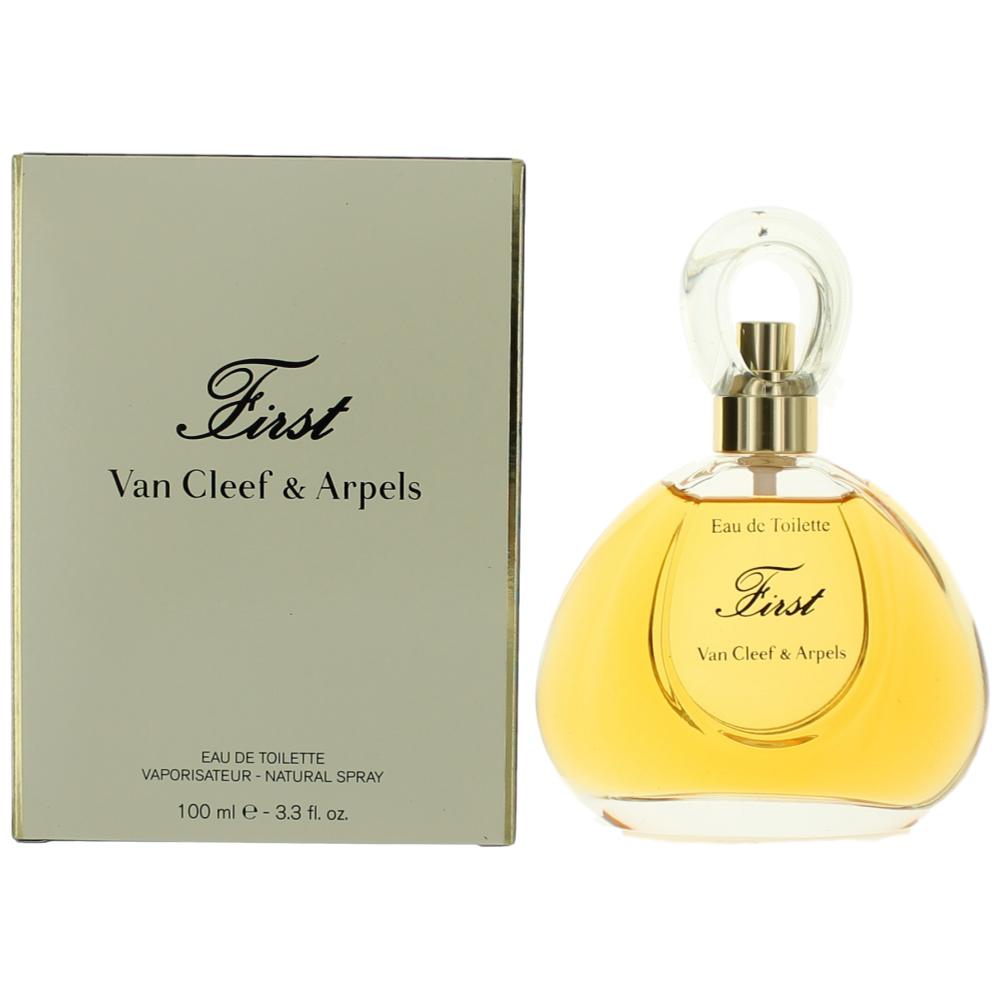 Bottle of First by Van Cleef & Arpels, 3.3 oz Eau De Toilette Spray for Women