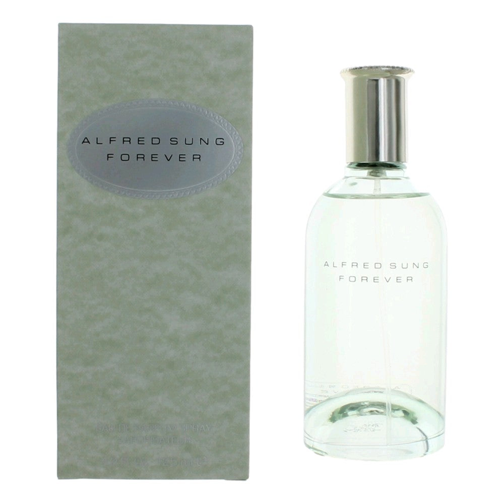Bottle of Forever by Alfred Sung, 4.2 oz Eau De Parfum Spray for Women