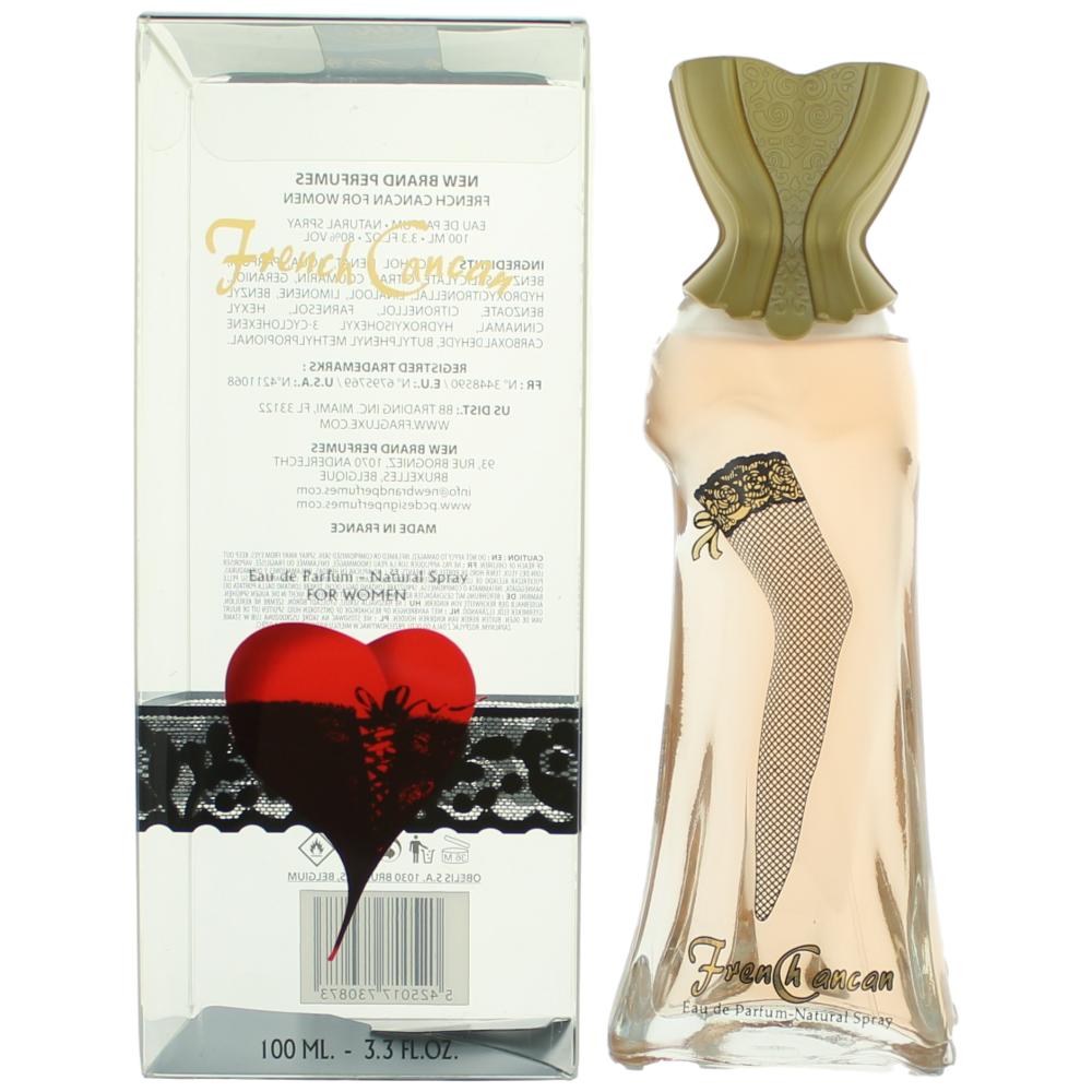 Bottle of French Cancan by New Brand, 3.3 oz Eau De Parfum Spray for Women