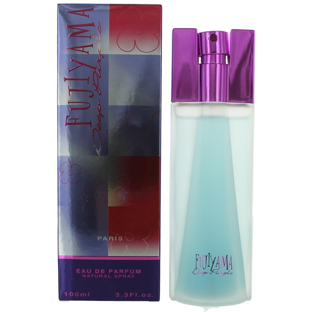 Bottle of Fujiyama Deep Purple by Parfum Fujiyama, 3.3 oz Eau De Parfum Spray for Women