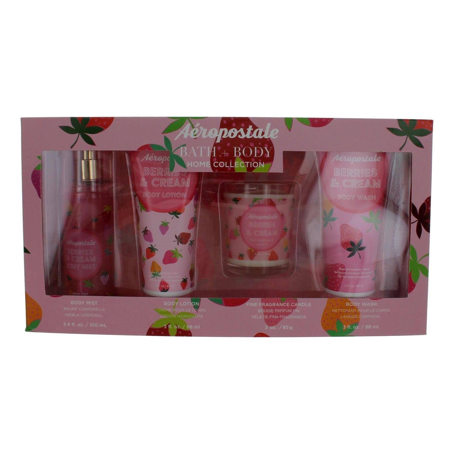 Bottle of Aeropostale Bath+Body Home Collection by Aeropostale, 4 Piece Gift Set