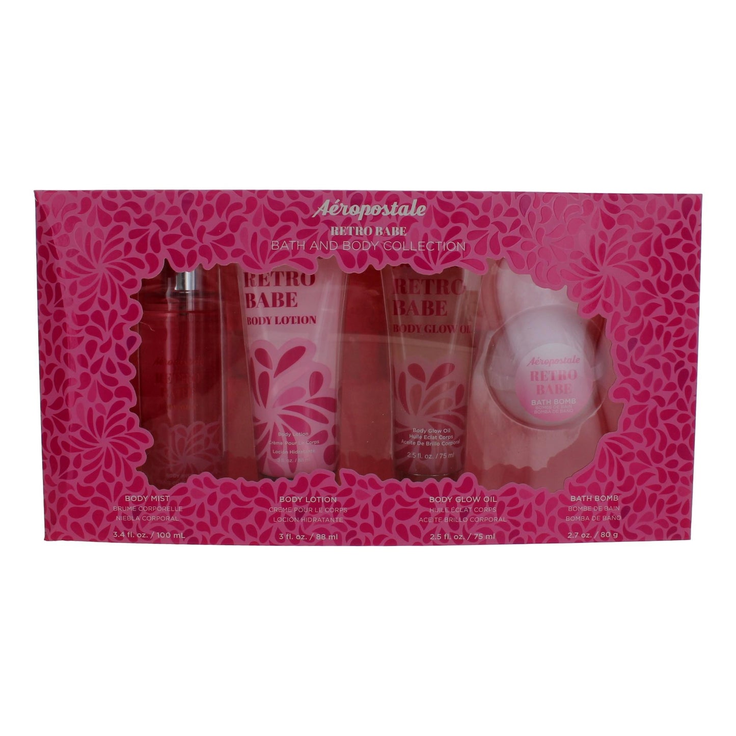 Bottle of Aeropostale Retro Babe by Aeropostale, 4 Piece Bath and Body Collection