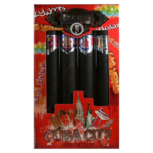 Bottle of Cuba City by Cuba, 4 Piece Gift Set for Women