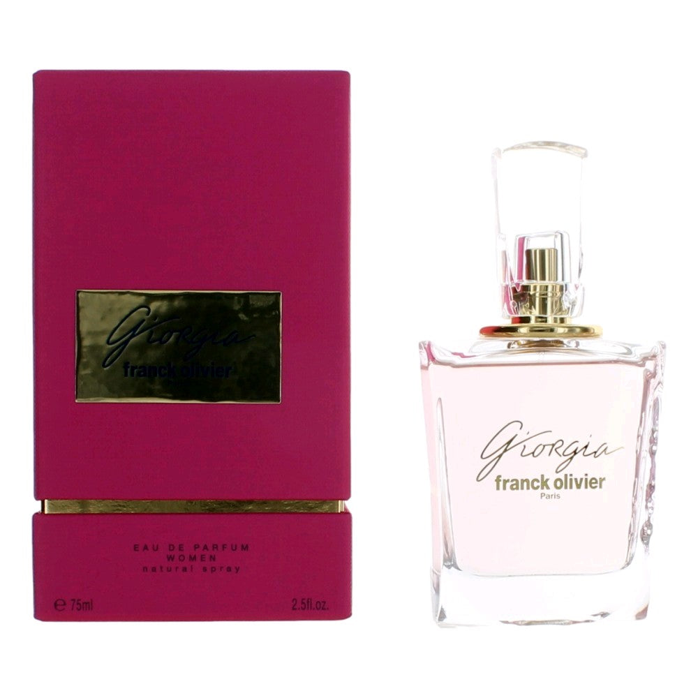 Bottle of Giorgia by Franck Olivier, 2.5 oz Eau De Parfum Spray for Women