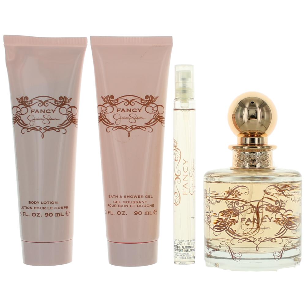 Bottle of Fancy by Jessica Simpson, 4 Piece Gift Set for Women