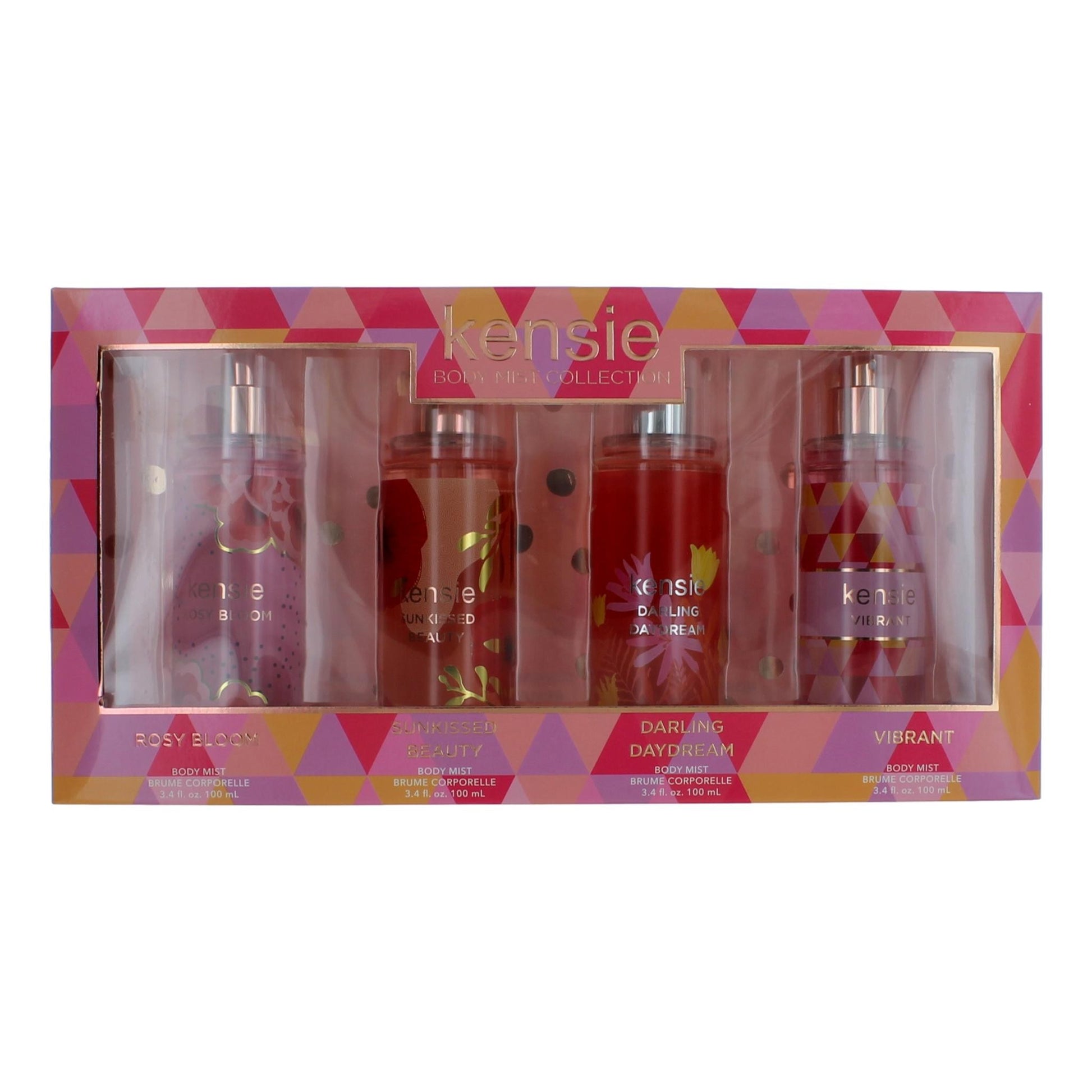 Bottle of Kensie by Kensie, 4 Piece Body Mist Gift Set Variety for Women