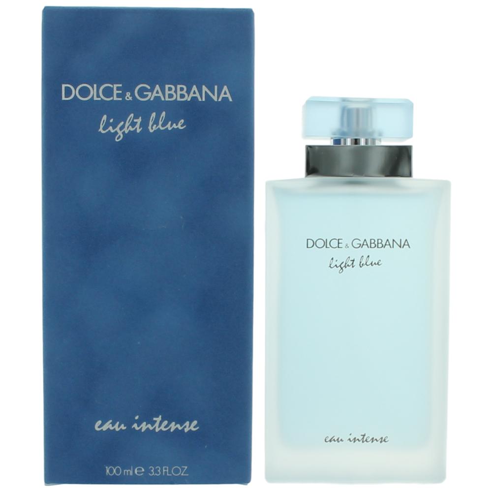 Bottle of Light Blue Eau Intense by Dolce & Gabbana, 3.3 oz Eau De Parfum Spray for Women